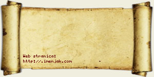 Anđela Vujanović vizit kartica